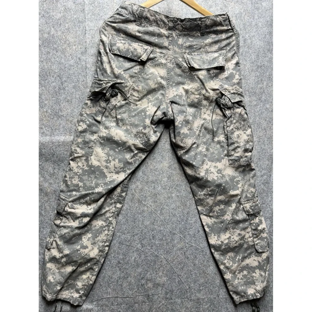 US‎ Army ACU Pants Mens Medium Short UCP Digital Camo Ripstop Cargo Stained USGI